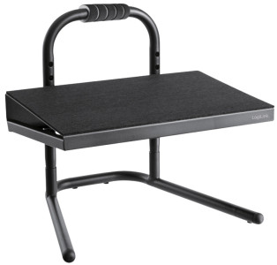 Repose-pieds LogiLink, réglable en hauteur, noir