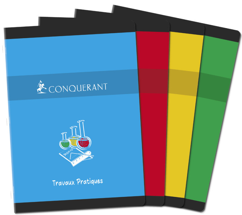 CONQUERANT SEPT Cahier de travaux pratiques, 210 x 297 mm