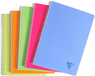 Clairefontaine Cahier reliure intégrale LINICOLOR, A4, séyès