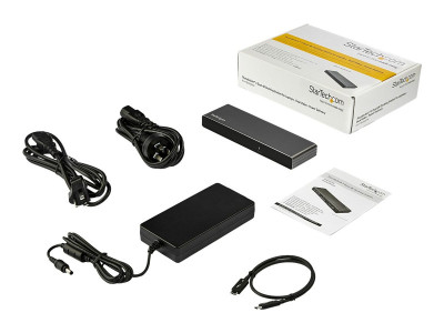 Startech : DUAL 4K 60HZ THUNDERBOLT 3 DOCK MACBOOK PRO avec INDOWS DP/HDMI/VGA