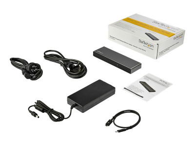 Startech : DUAL 4K 60HZ THUNDERBOLT 3 DOCK MACBOOK PRO avec INDOWS DP/HDMI/VGA
