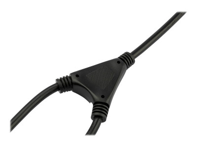 Startech : 2M C13 Y SPLITTER POWER CORD SCHUKO CEE7 TO 2X C13