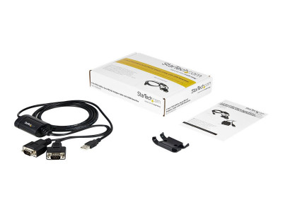 Startech : 2 PORT FTDI USB TO SERIAL ADAPTER cable avec COM RETENTION