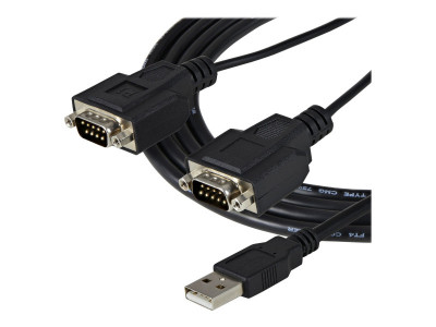 Startech : 2 PORT FTDI USB TO SERIAL ADAPTER cable avec COM RETENTION