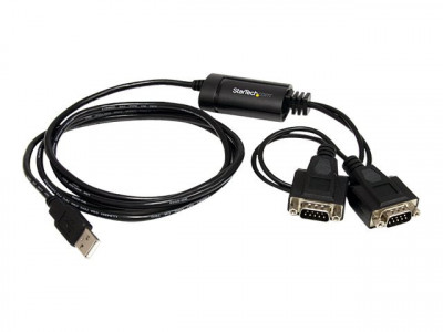 Startech : 2 PORT FTDI USB TO SERIAL ADAPTER cable avec COM RETENTION