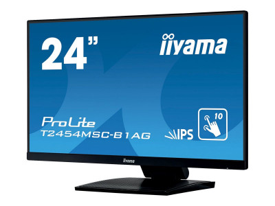 Iiyama : 24IN TCH 1920X1080 16:9 5MS T2454MSC-B1AG 1000:1 VGA HDMI