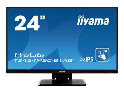 Iiyama : 24IN TCH 1920X1080 16:9 5MS T2454MSC-B1AG 1000:1 VGA HDMI