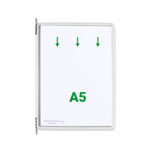 tarifold tdisplay Poche à pivot, A5, blanc