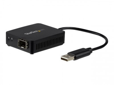 Startech : USB TO FIBER OPTIC CONVERTER USB 2.0 NETWORK ADAPTER OPEN SFP