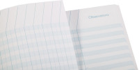 CLAIREFONTAINE Cahier de bord pour 9 classes piqûre 60 pages 21x297cm.  Couverture carte assortie