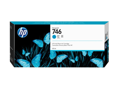 HP 746 300-ML Cyan cartouche encre
