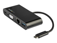 Startech : USB-C VGA MULTIPORT ADAPTER USB PD CHARGING 60W USB 3.0 GBE