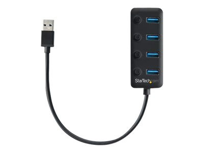 MULTIPRISE 4 PORTS USB AVEC INTERRUPTEUR ET CABLE SECTEUR 1M POUR