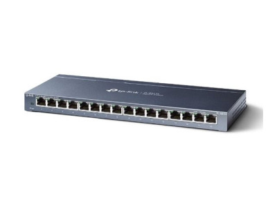 TP-Link : 16-PORT GIGABIT DESKTOP SWITCH 16 GIGABIT RJ45 PORTS STEEL CASE