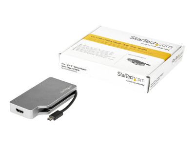 Startech : USB-C MULTIPORT VIDEO ADAPTER VGA DVI HDMI OR MDP - 4K 60HZ