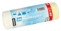 PAPSTAR sac poubelle LDPE, cordon, 60 litres, gris PAPSTAR sac poubelle LDPE, cordon, 60 litres, gris