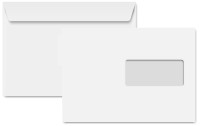Clairalfa Enveloppes DL, 110x 220 mm, blanc recyclé