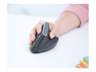 Logitech : MX VERTICAL ADV ERGONOMIC MOUSE GRAPHITE - EMEA
