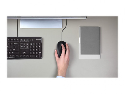 Logitech B110 Silent Souris filaire silencieuse de taille standard