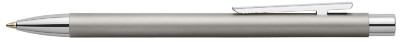 FABER-CASTELL Stylo-bille NEO Slim acier inoxydable, mat