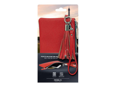 Mobilis : ORIGINE POUCH avec MICRO USB TO USB TASSEL - TAN