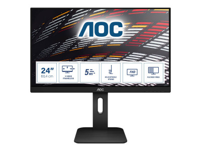 AOC : 23.8IN LCD 1920X1080 16:9 4MS 24P1 2000:1 VGA/DHMI