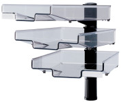 Hansa avec trois rotors basculants coquilles, noir Hansa avec trois rotors basculants coquilles, noir