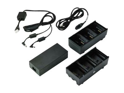 Zebra : 3 SLOT BATT CHARGER EU PWR CORD pour ZQ600/ZQ500 QLN SERIES