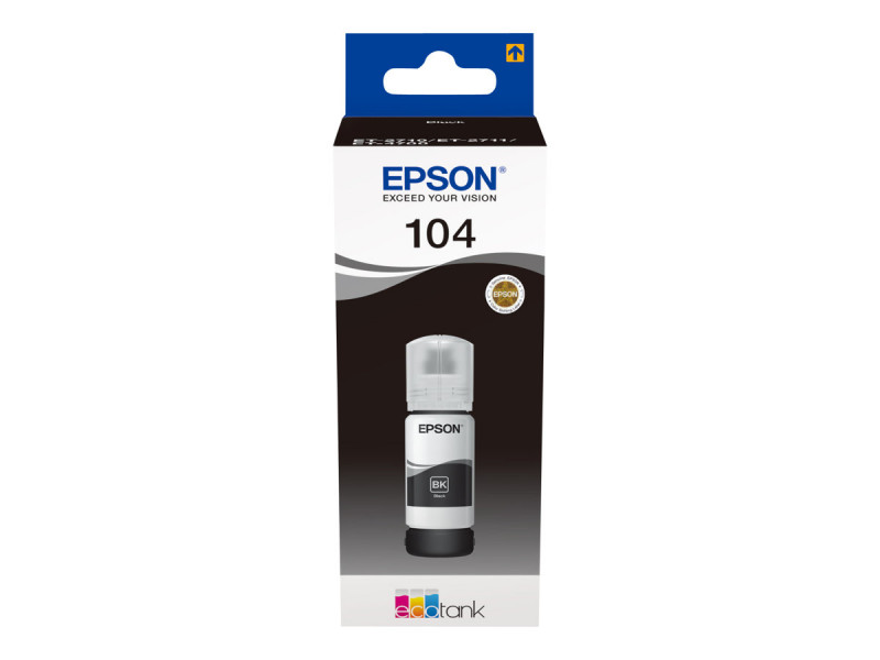 Encre 65 ml Rechargeable Cartouches Epson 104 EcoTank Epson Multipack  original