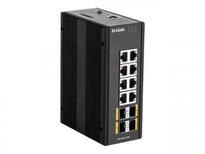D-Link : 12 PORT L2 MANAGED SWITCH avec 8X10/100/1000BASET(X) PORTS
