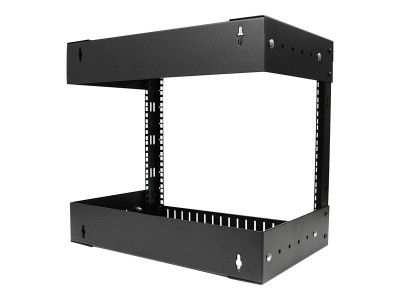 Startech : 8U OPEN FRAME WALL MOUNT EQUIPMENT RACK - ADJUSTBL DEPTH