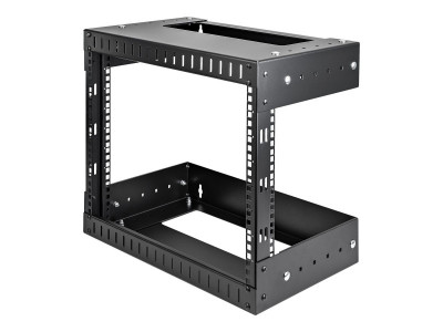 Startech : 8U OPEN FRAME WALL MOUNT EQUIPMENT RACK - ADJUSTBL DEPTH