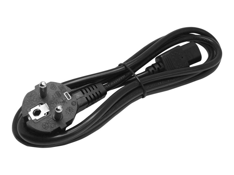 Noir Câble d'alimentation 3 broches ,EU 6FT Noir Power Cord Cordon