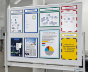 magnetoplan cadre magnétique magnetofix TOPSIGN, A5 / A4, bleu