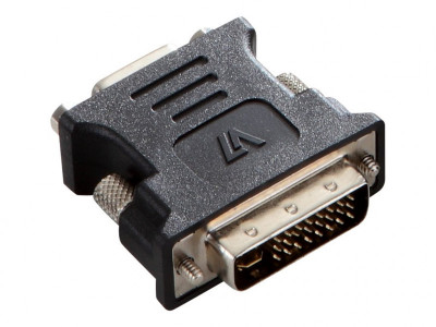 V7 : V7 ADAPTER DVI-I TO VGA BLACK DVI-I DUAL LINK/HDDB15 M pour