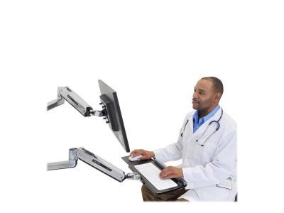 Ergotron : LX SIT-STAND KEYBOARD ARM POLISHED