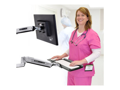 Ergotron : LX SIT-STAND KEYBOARD ARM POLISHED
