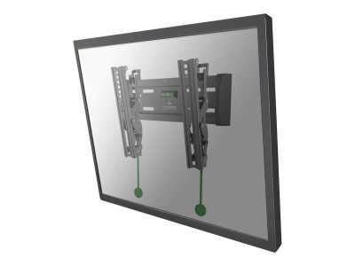 NewStar : WALL MOUNT 10-40IN TILT BLACK MAX 20KG.VESA 75X75 TO 200X200MM