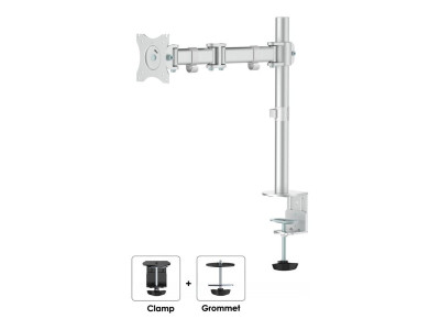 NewStar : DESK MOUNT 10-30IN FULL MOTION CLMP/GRM.MAX8KG.VESA75X75TO100X100