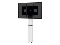 NewStar : MOTORIZED RAL9005 SLVR 42-100IN 200X200/800X600 150KG+BRACKETS