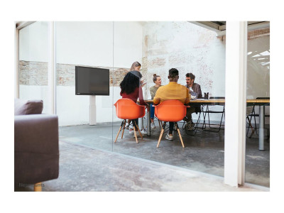 NewStar : MOTORIZED RAL9005 SLVR 42-100IN 200X200/800X600 150KG+BRACKETS