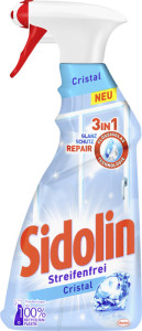Sidolin nettoyant pour vitres Cristal, 500 ml vaporisateur