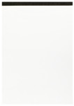 LANDRÉ Bloc-notes sans couverture, A4, 50 feuilles, uni