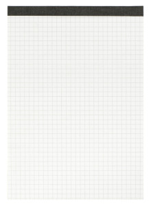 LANDRÉ Notizblock ohne Deckblatt, DIN A5, 50 Blatt, kariert