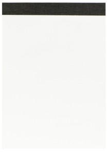 LANDRÉ Bloc-notes sans couverture, A6, 50 feuilles,quadrillé