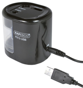 RAPESCO électrique double-affûteur PS12 USB, noir