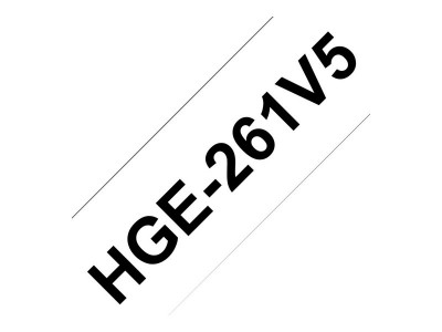 Brother : HGE261V5 RUBAN LARGEUR 36MM NOIR/BLANC QTE 5 PCS