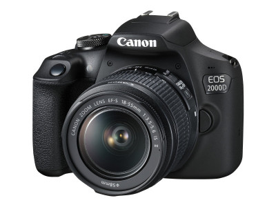 Canon : EOS 2000D BODY kit avec EF-S 18-55MM F/3.5-5.6 IS II