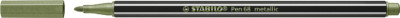 Stabilo Fasermaler Pen 68 d'argent métallique