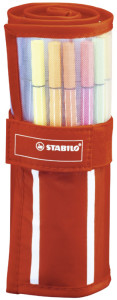 Stabilo Fasermaler Pen 68, 30 Jeu de rouleaux 